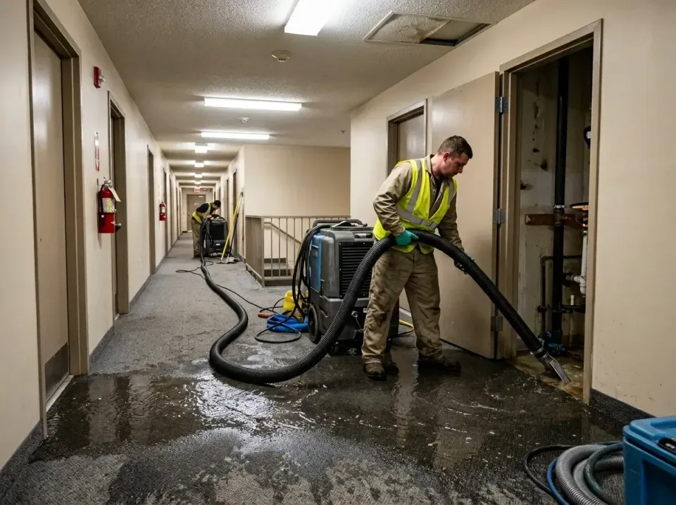 multi-unit-apartment-hallway-f-005 — frequently asked questions, Emergency Burst Pipe Water Extraction & Removal in East Har…